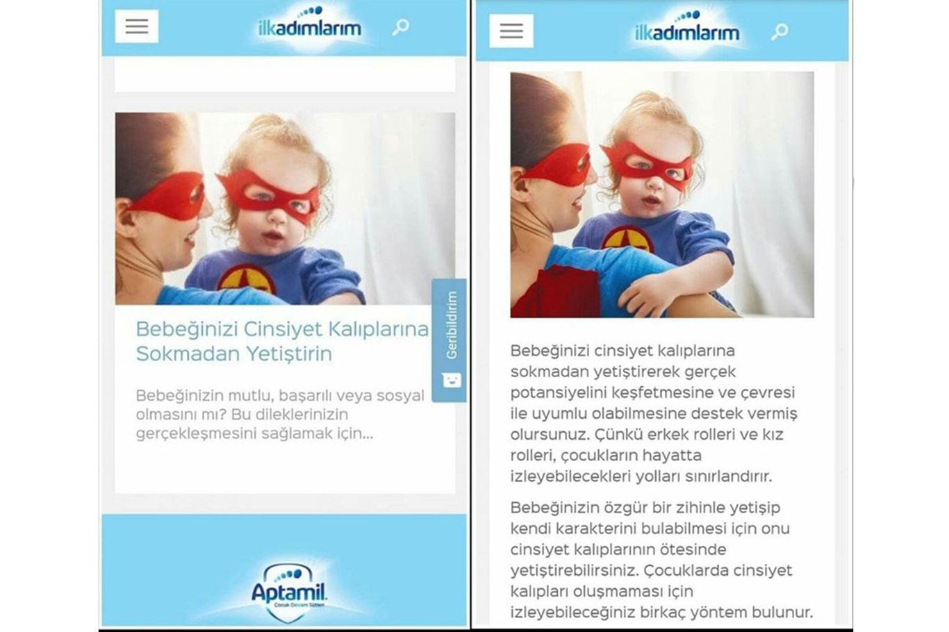 Bebek maması firmasının skandal ifadelerine tepki Bebek maması firmasının skandal ifadelerine tepki